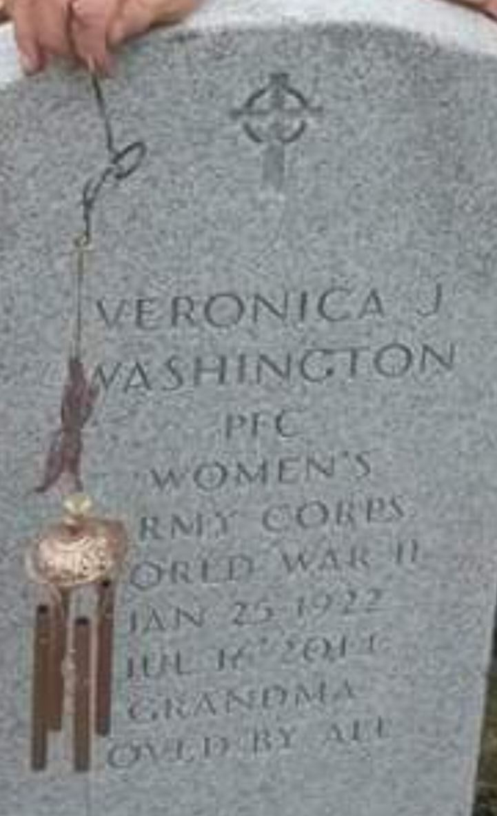 <i class="material-icons" data-template="memories-icon">stars</i><br/>Veronica  Washington , Army, PFC<br/>Born 1/25/1922<br/>Passed on 7/16/2014<br/>Posted by: Cecily Schultz<br/><div class='remember-wall-long-description'>My mother Veronica Washington PFC Women's Army Air Corps. She was short and piled her hair up high on her head so she could meet the Height requirements to volunteer to get in. She was first generation American .And worked in headquarters in California where she met and married my dad Francis Washington, Who was processing out after the war had ended . She was a true American who loved and believed in our country and loved the Dallas Cowboy Football Team.and loved her family. ??</div><a class='btn btn-primary btn-sm mt-2 remember-wall-toggle-long-description' onclick='initRememberWallToggleLongDescriptionBtn(this)'>Learn more</a>