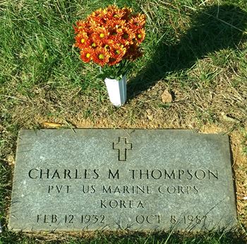 <i class="material-icons" data-template="memories-icon">cloud</i><br/>Charles Thompson, Marine Corps<br/><div class='remember-wall-long-description'></div><a class='btn btn-primary btn-sm mt-2 remember-wall-toggle-long-description' onclick='initRememberWallToggleLongDescriptionBtn(this)'>Learn more</a>