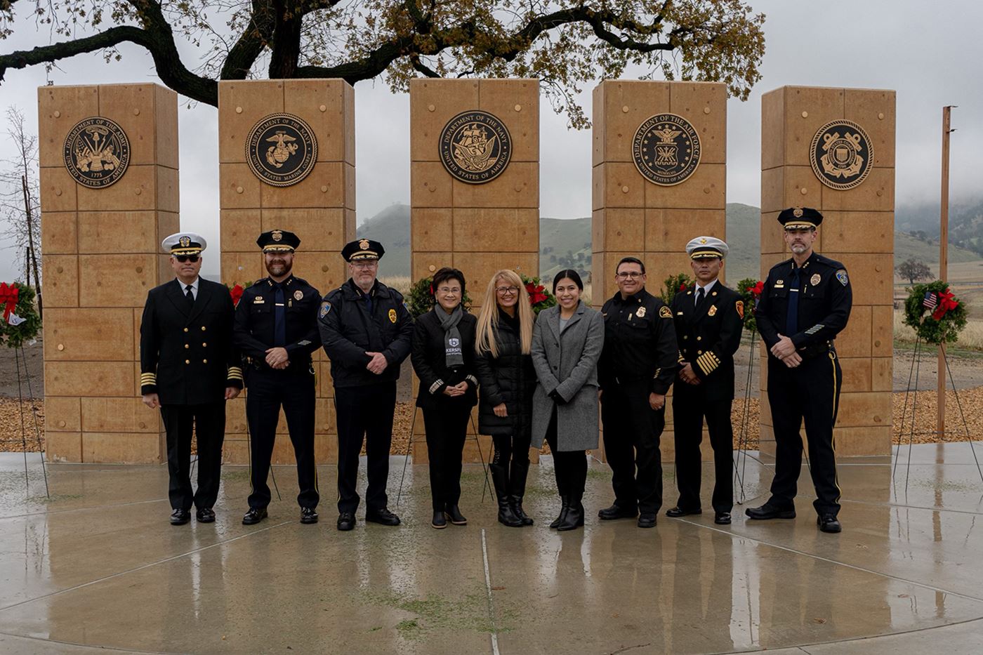 BPD Command Staff, Mayor Goh and others.