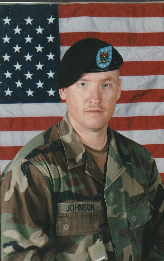 <i class="material-icons" data-template="memories-icon">stars</i><br/>Byron Johnson , Army<br/>Posted by: Maria Johnson<br/><div class='remember-wall-long-description'>In honor of my younger brother, Byron J. Johnson who served in the United States Army National Guard in Operation Iraqi Freedom.</div><a class='btn btn-primary btn-sm mt-2 remember-wall-toggle-long-description' onclick='initRememberWallToggleLongDescriptionBtn(this)'>Learn more</a>