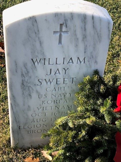 <i class="material-icons" data-template="memories-icon">account_balance</i><br/>William Jay Sweet, Navy, Captain<br/>Served from 1952<br/>Born 10/16/1929<br/>Passed on 8/12/2017<br/>Posted by: Katherine A.<br/><div class='remember-wall-long-description'>Merry Christmas, Dad! Wish you could be here to share it with us. We love you and miss you always!</div><a class='btn btn-primary btn-sm mt-2 remember-wall-toggle-long-description' onclick='initRememberWallToggleLongDescriptionBtn(this)'>Learn more</a>