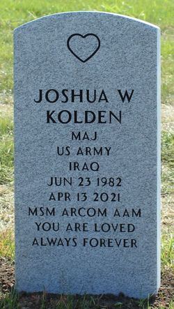 <i class="material-icons" data-template="memories-icon">cloud</i><br/>Joshua Kolden, Army<br/><div class='remember-wall-long-description'>You are so very loved and missed Major Joshua Kolden! We love you! Always and Forever! Never Forgotten!</div><a class='btn btn-primary btn-sm mt-2 remember-wall-toggle-long-description' onclick='initRememberWallToggleLongDescriptionBtn(this)'>Learn more</a>