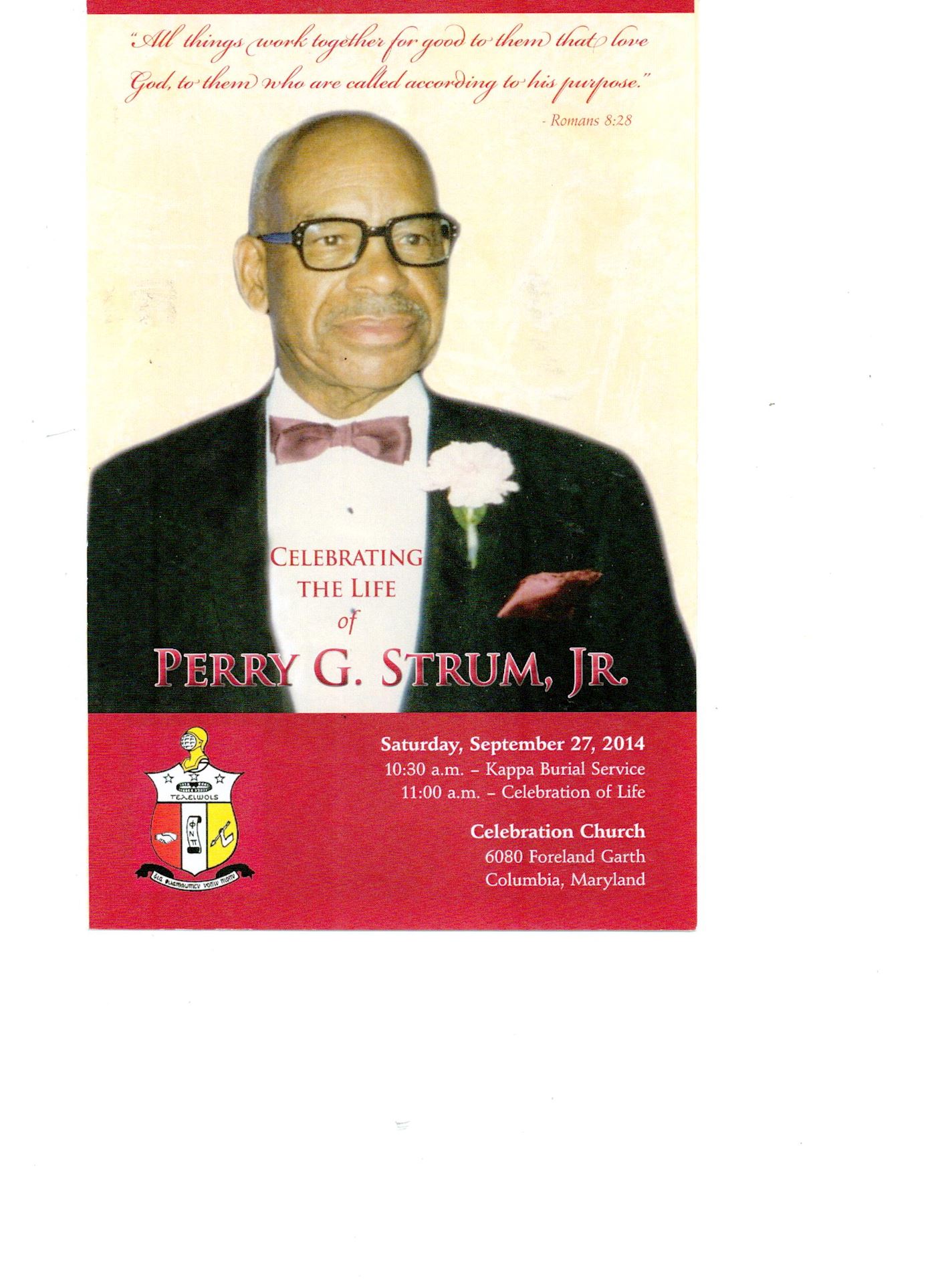 <i class="material-icons" data-template="memories-icon">message</i><br/>Perry G. Strum, Major (Ret.)<br/>Served from 1943 to 1968<br/>Born 6/27/1924<br/>Passed on 8/4/2014<br/>Posted by: MD Strum<br/><div class='remember-wall-long-description'>Your children, grandchildren and great-grandchildren salute your service to this country in WWII, and for 24 years thereafter as a trailblazer and officer in the USAF.</div><a class='btn btn-primary btn-sm mt-2 remember-wall-toggle-long-description' onclick='initRememberWallToggleLongDescriptionBtn(this)'>Learn more</a>