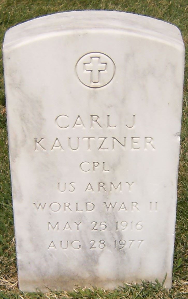 <i class="material-icons" data-template="memories-icon">account_balance</i><br/>Carl Kautzner, Air Force, Corporal<br/>Born 5/25/1916<br/>Passed on 8/28/1977<br/>Posted by: TOREEN P.<br/><div class='remember-wall-long-description'>For my Uncle Colllie, who served in World War II</div><a class='btn btn-primary btn-sm mt-2 remember-wall-toggle-long-description' onclick='initRememberWallToggleLongDescriptionBtn(this)'>Learn more</a>