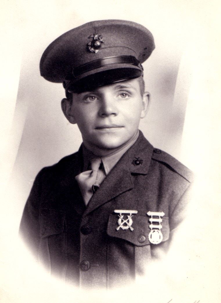 <i class="material-icons" data-template="memories-icon">account_balance</i><br/>Herbert Booz, Marine Corps, Staff Sergeant <br/>Served from 1943 to 1946<br/>Born 3/14/1924<br/>Posted by: Kathy Dries<br/><div class='remember-wall-long-description'>
  In memory of my father from a loving daughter.</div><a class='btn btn-primary btn-sm mt-2 remember-wall-toggle-long-description' onclick='initRememberWallToggleLongDescriptionBtn(this)'>Learn more</a>