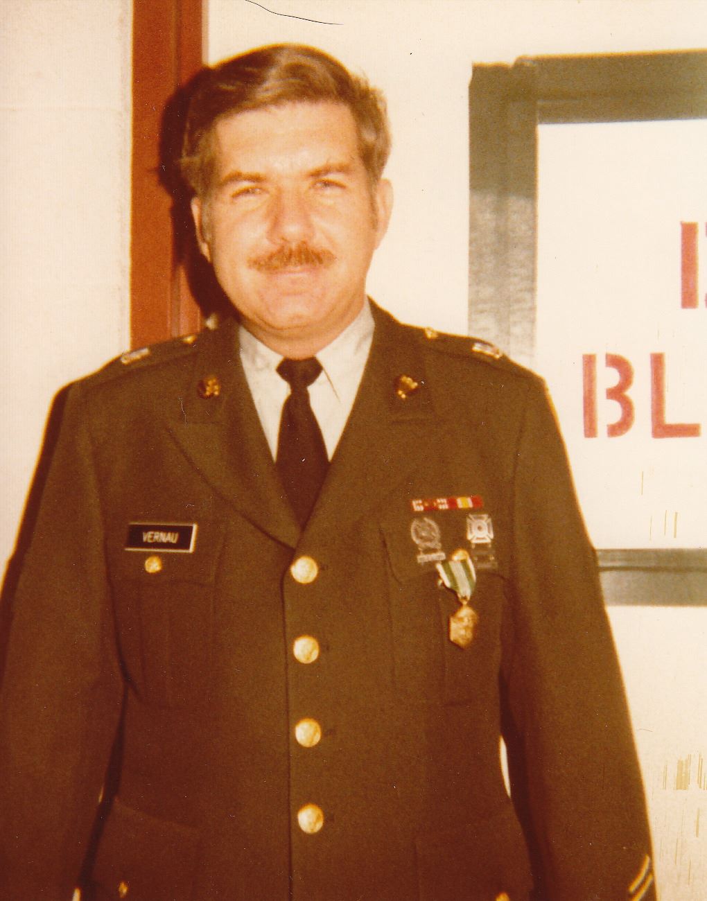 <i class="material-icons" data-template="memories-icon">stars</i><br/>Mark Vernau, Army, SSG<br/>Born 7/15/2041<br/>Passed on 3/28/1989<br/>Posted by: Victoria Vernau<br/><div class='remember-wall-long-description'>Mark Vernau - always a soldier, never out of step!
MP and Military bandsman.</div><a class='btn btn-primary btn-sm mt-2 remember-wall-toggle-long-description' onclick='initRememberWallToggleLongDescriptionBtn(this)'>Learn more</a>