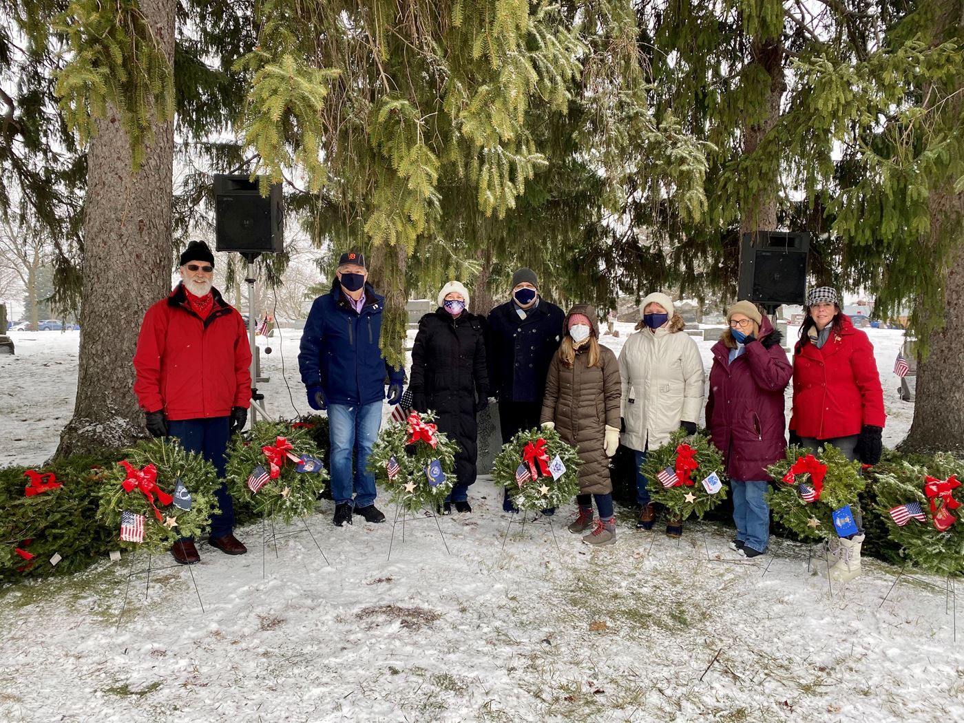 The Huron Valley Chapter SAR with the Sarah Ann Cochrane Chapter DAR