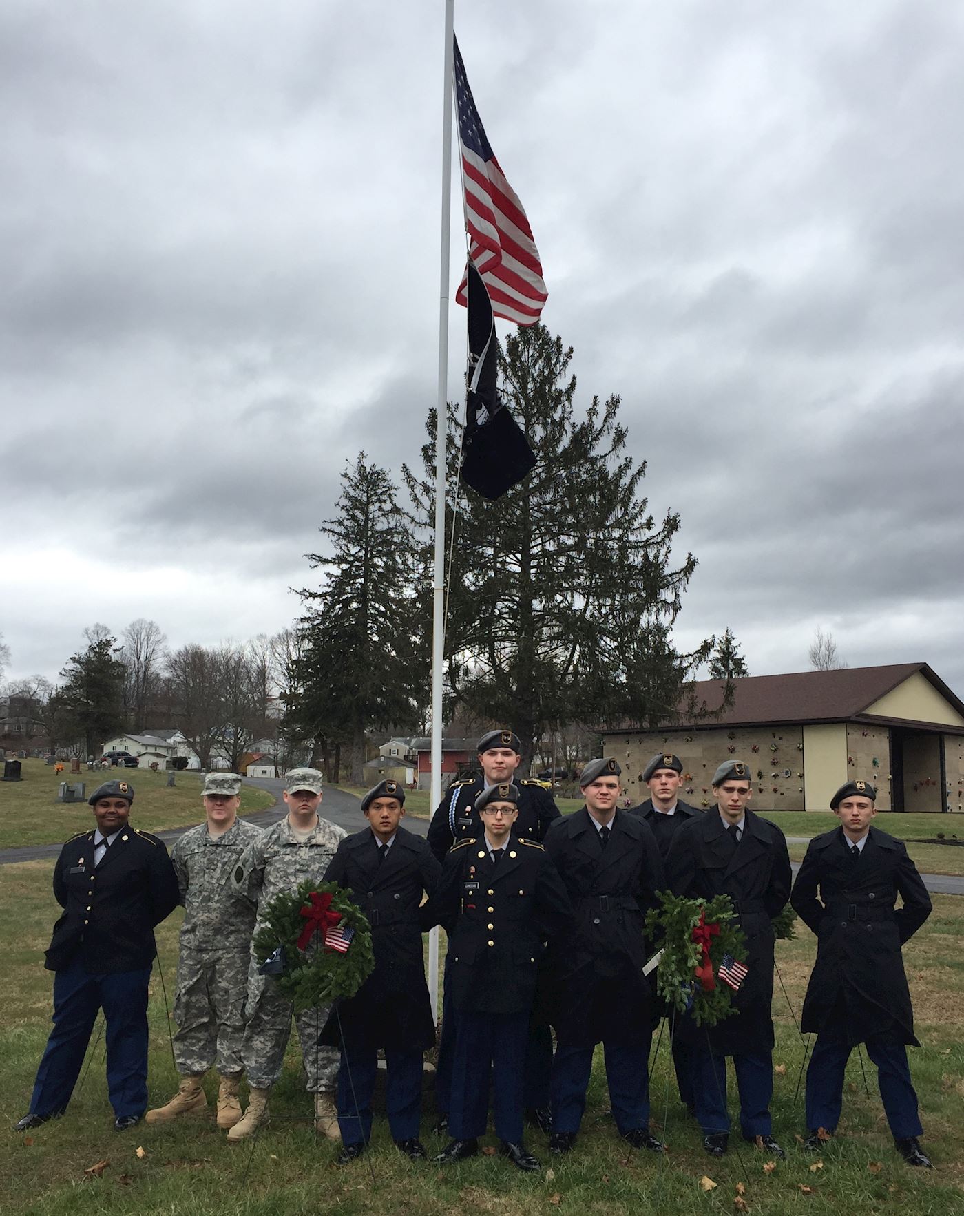  2016 JROTC at High Lawn Wreath Dedication