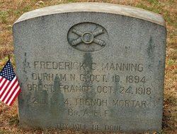 <i class="material-icons" data-template="memories-icon">account_balance</i><br/>Frederick Cain  Manning, Army, 2LT<br/>Born 10/19/1894<br/>Passed on 10/24/1918<br/>Posted by: Evelyn F.<br/><div class='remember-wall-long-description'>
 In memory of a veteran who died in service</div><a class='btn btn-primary btn-sm mt-2 remember-wall-toggle-long-description' onclick='initRememberWallToggleLongDescriptionBtn(this)'>Learn more</a>