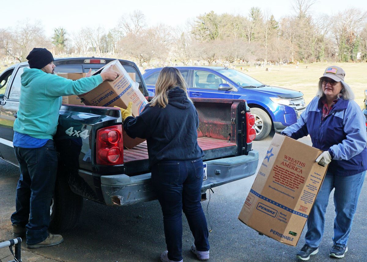 Unloading Pick-up into Storage Garage