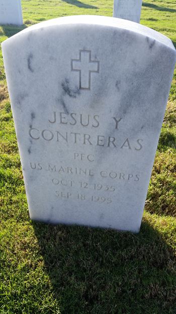<i class="material-icons" data-template="memories-icon">account_balance</i><br/>Jesus Contreras , Marine Corps<br/><div class='remember-wall-long-description'>My loving father, Jesus Contreras.  Miss you so much dad!????</div><a class='btn btn-primary btn-sm mt-2 remember-wall-toggle-long-description' onclick='initRememberWallToggleLongDescriptionBtn(this)'>Learn more</a>