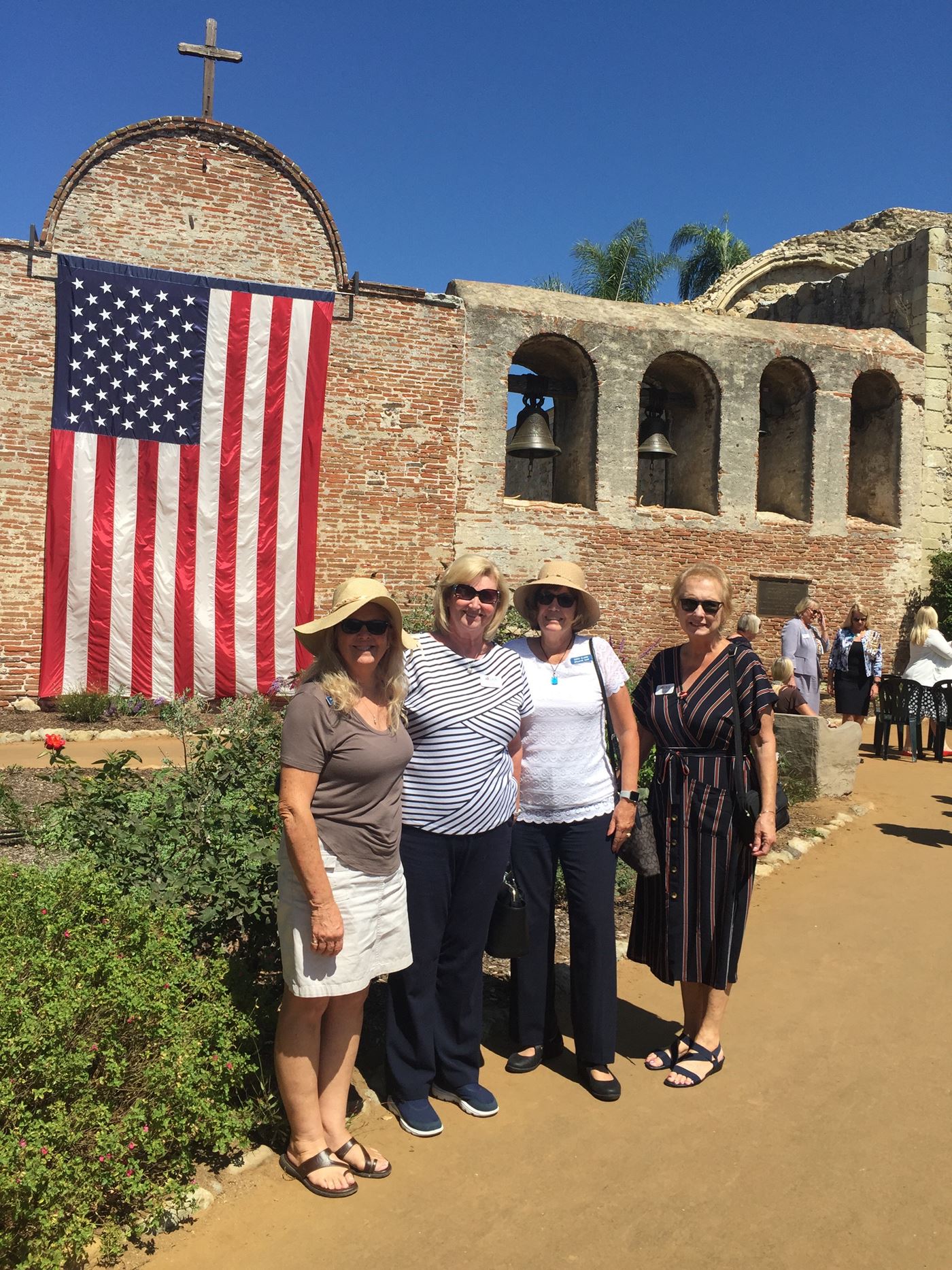 Mojave DAR participates in Bells Across America at Mission San Juan Capistrano, 2019.