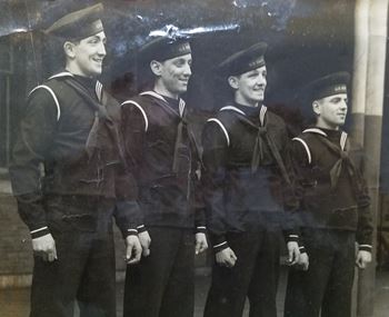 <i class="material-icons" data-template="memories-icon">card_giftcard</i><br/>Joseph, Louie, James and Patrick Rogers, Navy<br/><div class='remember-wall-long-description'>The Four Rogers Brothers: Joseph, left, Louie, James and Patrick all served aboard The USS Juneau during World War II. Joe and Jimmy were transferred to the USS Antares two weeks before the Juneau was torpedoed by a Japanese submarine. Lou and Pat Rogers, along with the Five Sullivan Brothers and almost the entire crew of over 700, perished when the Juneau sank in the battle of Guadalcanal.</div><a class='btn btn-primary btn-sm mt-2 remember-wall-toggle-long-description' onclick='initRememberWallToggleLongDescriptionBtn(this)'>Learn more</a>