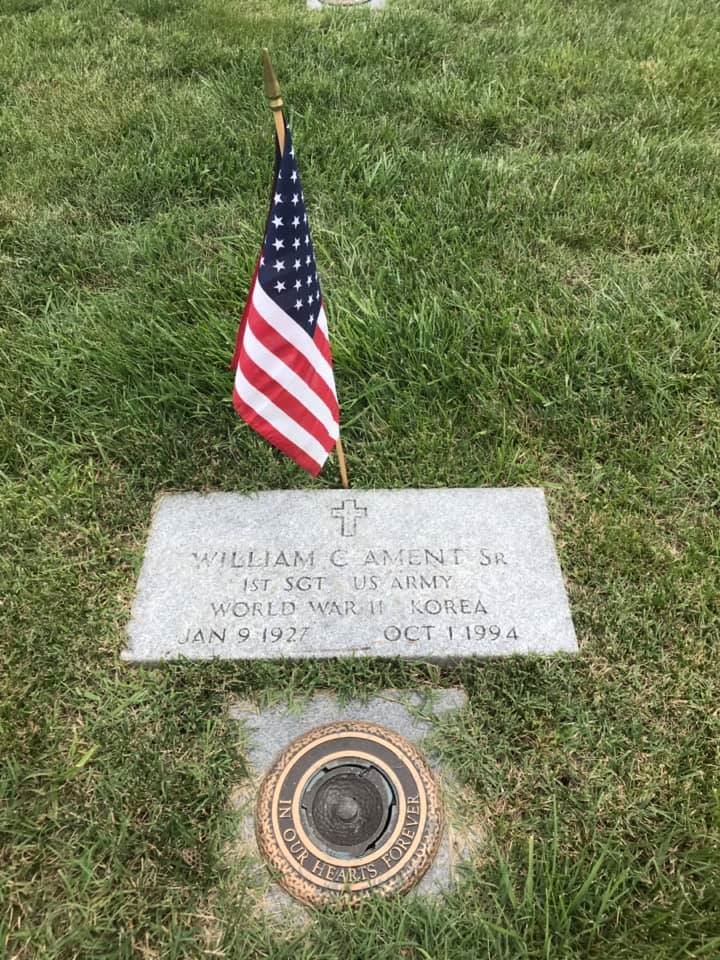 <i class="material-icons" data-template="memories-icon">account_balance</i><br/>William Charles Ament, Navy<br/><div class='remember-wall-long-description'>In memory of William Charles Ament...My personal hero. 26 years ago you passed and I miss you as much today as I did the day you passed. God bless you.
Doug, Casey, Allie & Ethan</div><a class='btn btn-primary btn-sm mt-2 remember-wall-toggle-long-description' onclick='initRememberWallToggleLongDescriptionBtn(this)'>Learn more</a>