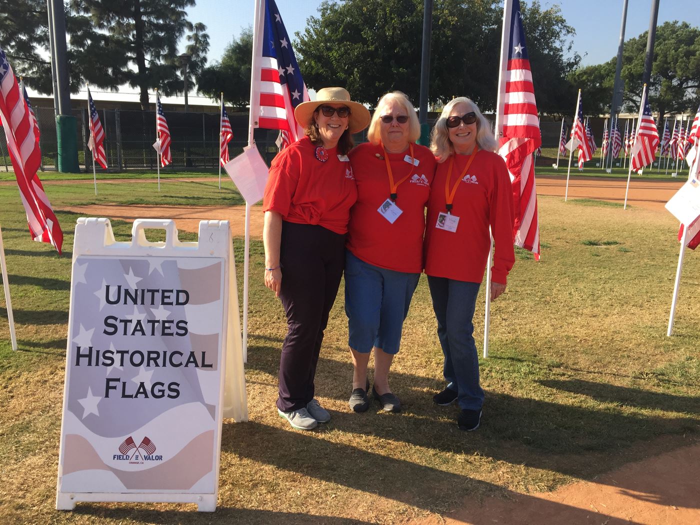 Mojave DAR Daughters (l to r) Sharon Kaplan, Lynda Kangas & Wendy Woolsey