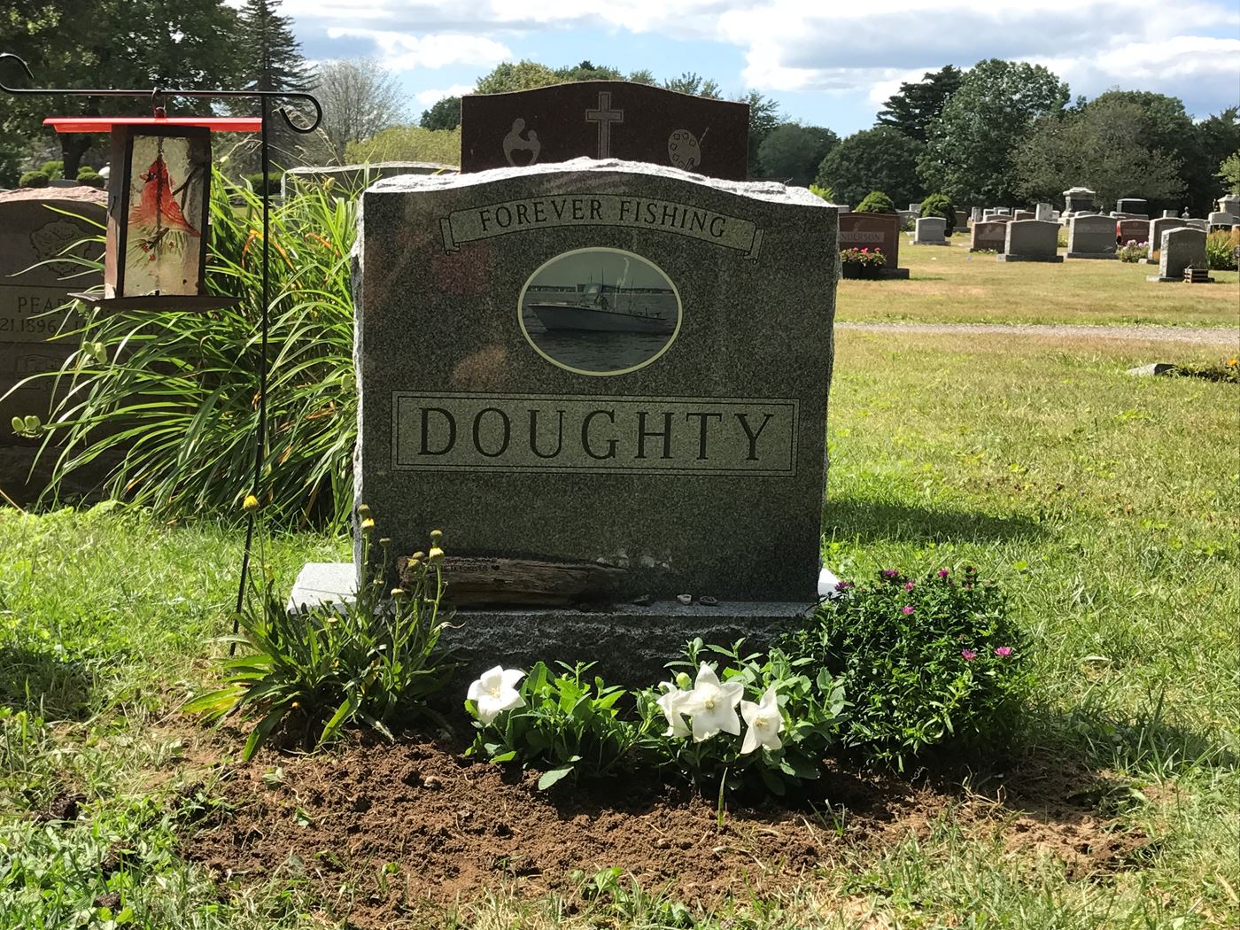 <i class="material-icons" data-template="memories-icon">account_balance</i><br/>Arthur Doughty, Air Force<br/><div class='remember-wall-long-description'>Beloved Husband, Father and Grandfather who honorable served his country. You are missed every day, but deep in our hearts you shall always stay.</div><a class='btn btn-primary btn-sm mt-2 remember-wall-toggle-long-description' onclick='initRememberWallToggleLongDescriptionBtn(this)'>Learn more</a>