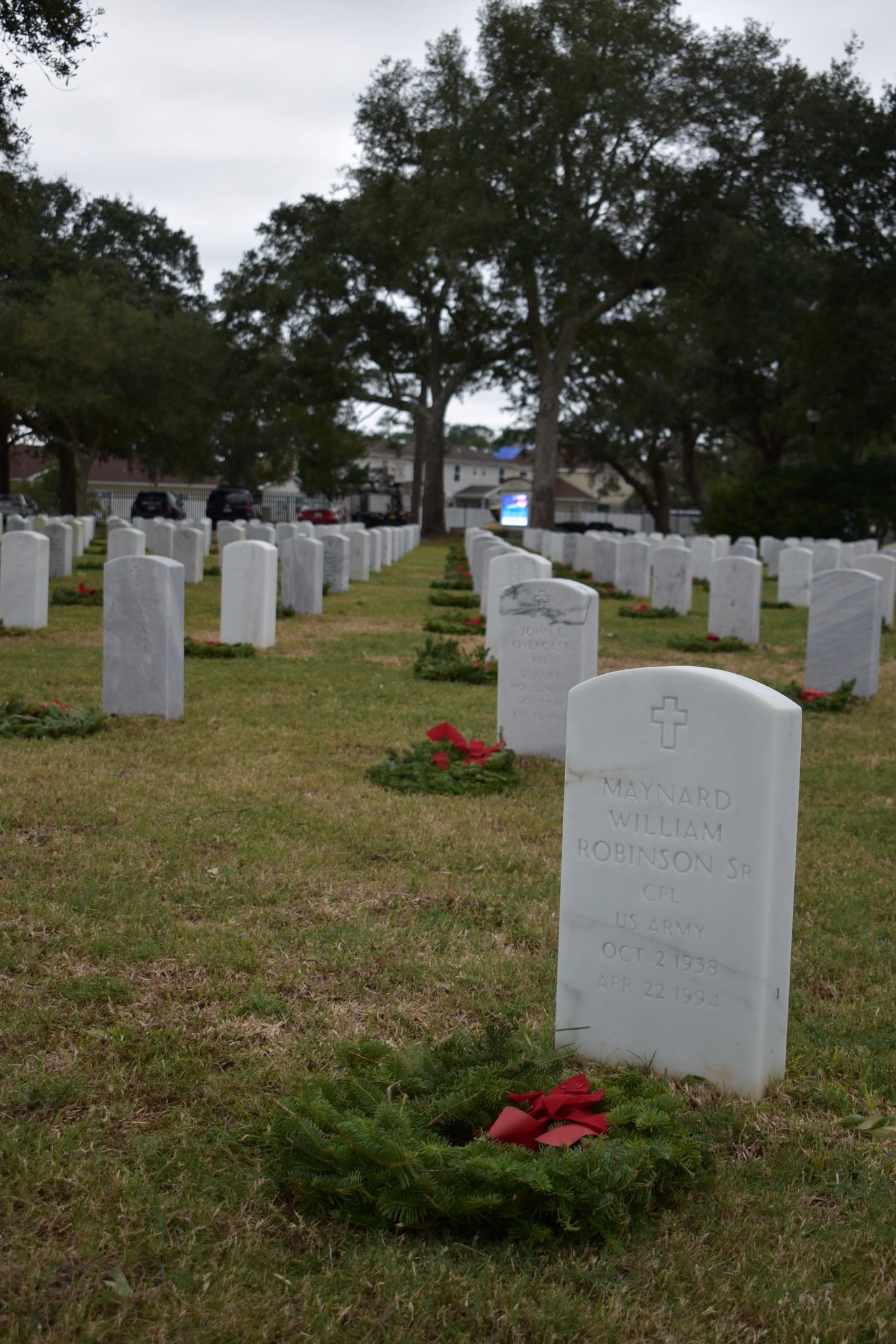 The resting place of countless heroes. Through Wreaths Across America, we honor each veteran's legacy, ensuring their memory lives on.