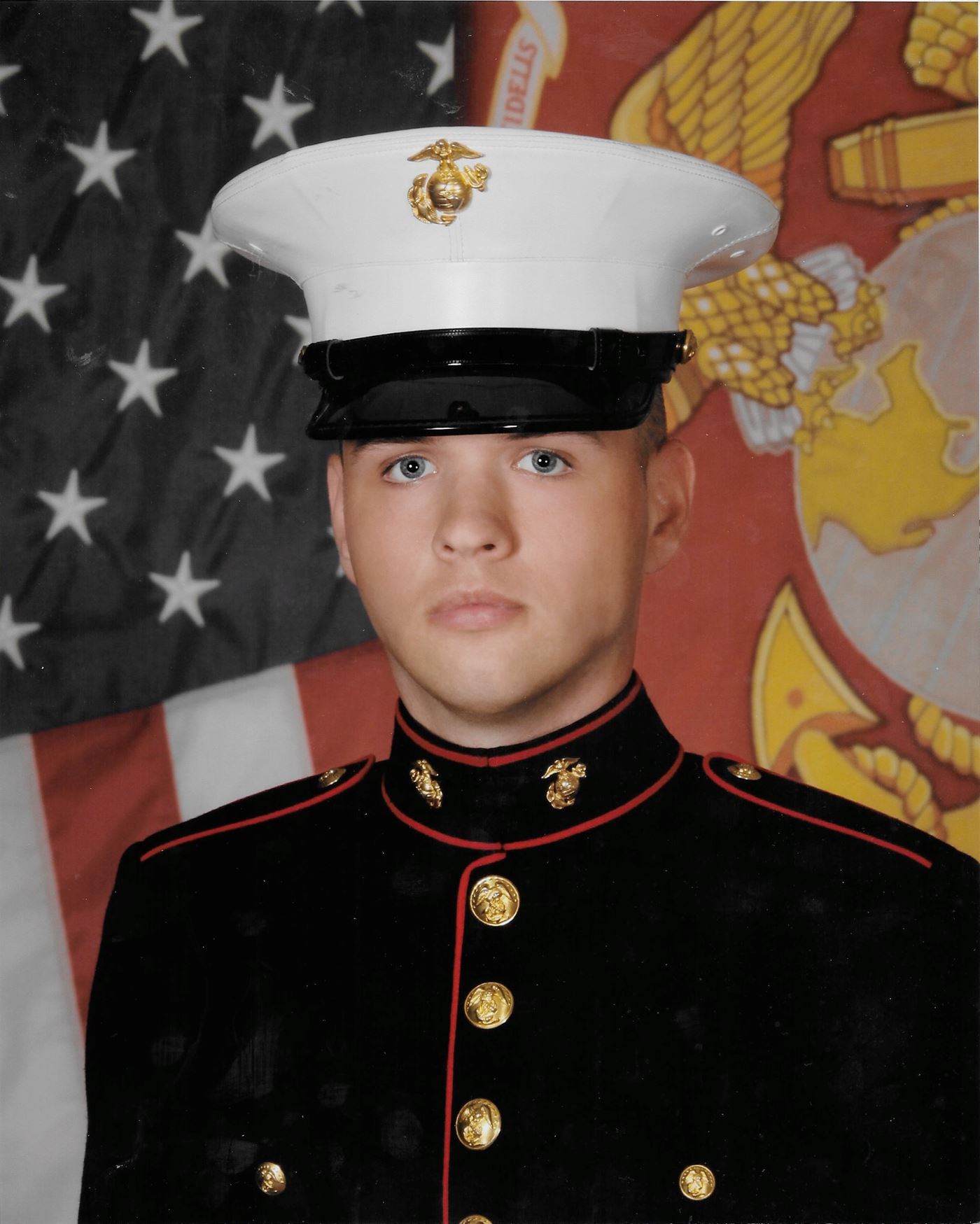 <i class="material-icons" data-template="memories-icon">account_balance</i><br/>James Patton, Marine Corps<br/>Posted by: Michael P.<br/><div class='remember-wall-long-description'>
 Always in our hearts, always on our minds</div><a class='btn btn-primary btn-sm mt-2 remember-wall-toggle-long-description' onclick='initRememberWallToggleLongDescriptionBtn(this)'>Learn more</a>