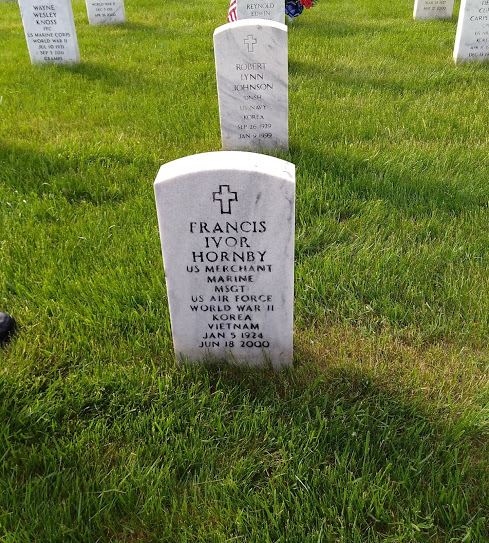 <i class="material-icons" data-template="memories-icon">account_balance</i><br/>Francis Hornby, Air Force<br/><div class='remember-wall-long-description'>For Our Parents Frank and Joan Hornby--Dad was in the US Merchant Marines before joining the US Air Force, he served both with great pride and honor. They got married October 15,1949 and Joan became a supportive Military wife. They were loving parents and are greatly missed. 
Love you both forever and always, Dixie Lee and John</div><a class='btn btn-primary btn-sm mt-2 remember-wall-toggle-long-description' onclick='initRememberWallToggleLongDescriptionBtn(this)'>Learn more</a>