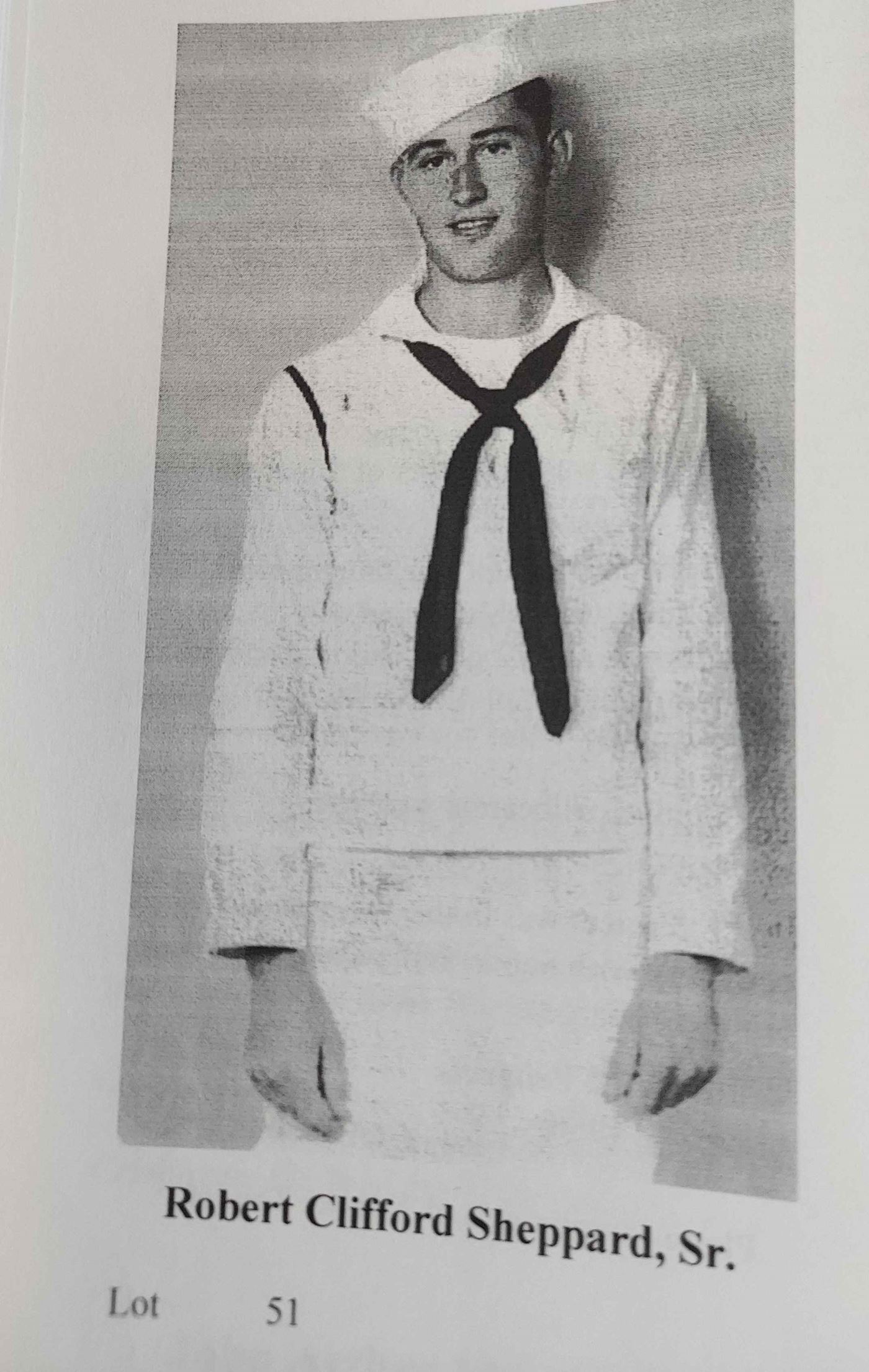 <i class="material-icons" data-template="memories-icon">chat_bubble</i><br/>Robert Clifford Sheppard Sr.<br/><div class='remember-wall-long-description'>Robert Clifford Sheppard Sr. United States Navy World War II March 27th, 1924 - March 11th, 2000</div><a class='btn btn-primary btn-sm mt-2 remember-wall-toggle-long-description' onclick='initRememberWallToggleLongDescriptionBtn(this)'>Learn more</a>