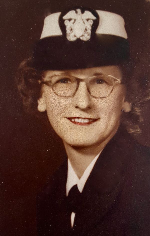 <i class="material-icons" data-template="memories-icon">account_balance</i><br/>Helen Gann, Navy<br/><div class='remember-wall-long-description'>My mom-- Navy Nurse, Korean War, USS Haven</div><a class='btn btn-primary btn-sm mt-2 remember-wall-toggle-long-description' onclick='initRememberWallToggleLongDescriptionBtn(this)'>Learn more</a>