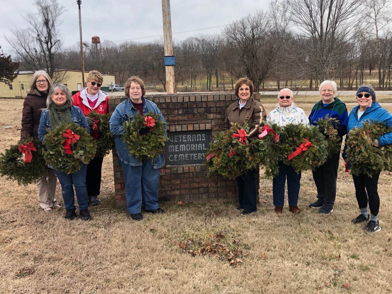 All wreaths were picked up by SAR &amp; DAR members on February 10, 2023 and recycled<br>