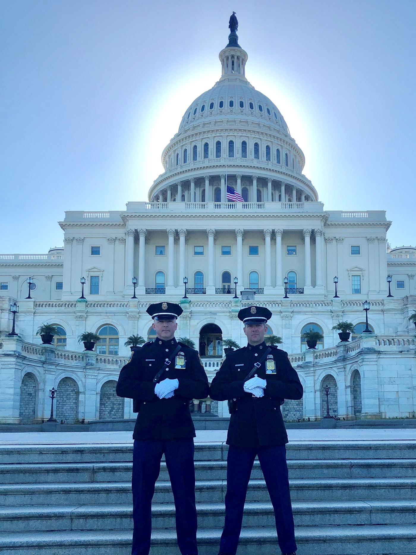 Taking their turn as Honor Guard during Police week