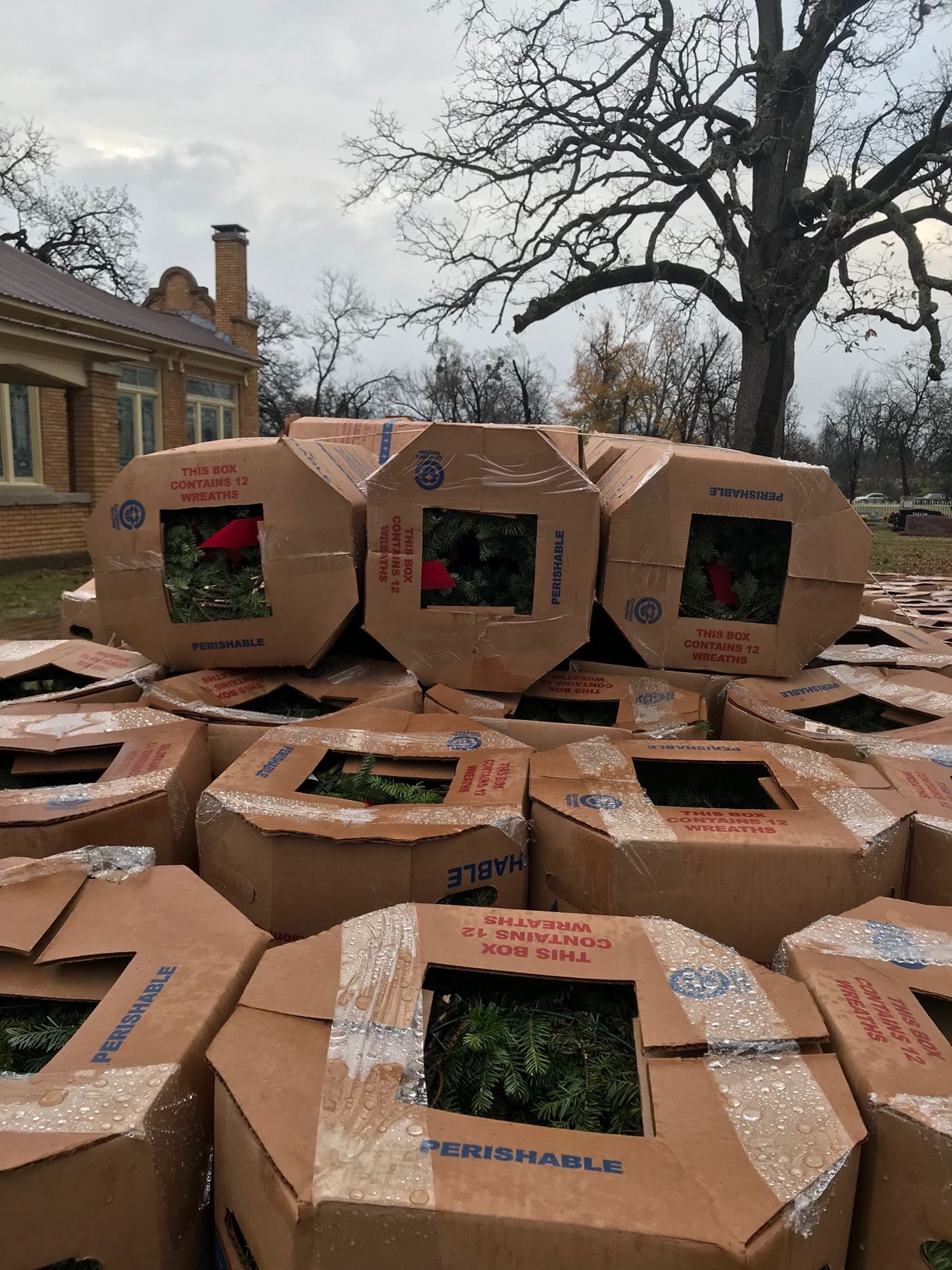 <p>Thank you to Tony Bassham for transporting our wreaths to SSCC!</p><p><br></p>