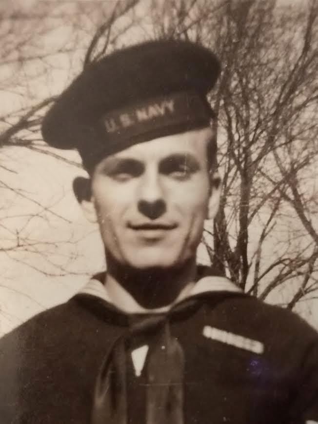 <i class="material-icons" data-template="memories-icon">chat_bubble</i><br/>Frank J. Viscek<br/><div class='remember-wall-long-description'>Proud Navy Veteran served aboard the USS Bunker Hill, July 1942-October 1945</div><a class='btn btn-primary btn-sm mt-2 remember-wall-toggle-long-description' onclick='initRememberWallToggleLongDescriptionBtn(this)'>Learn more</a>