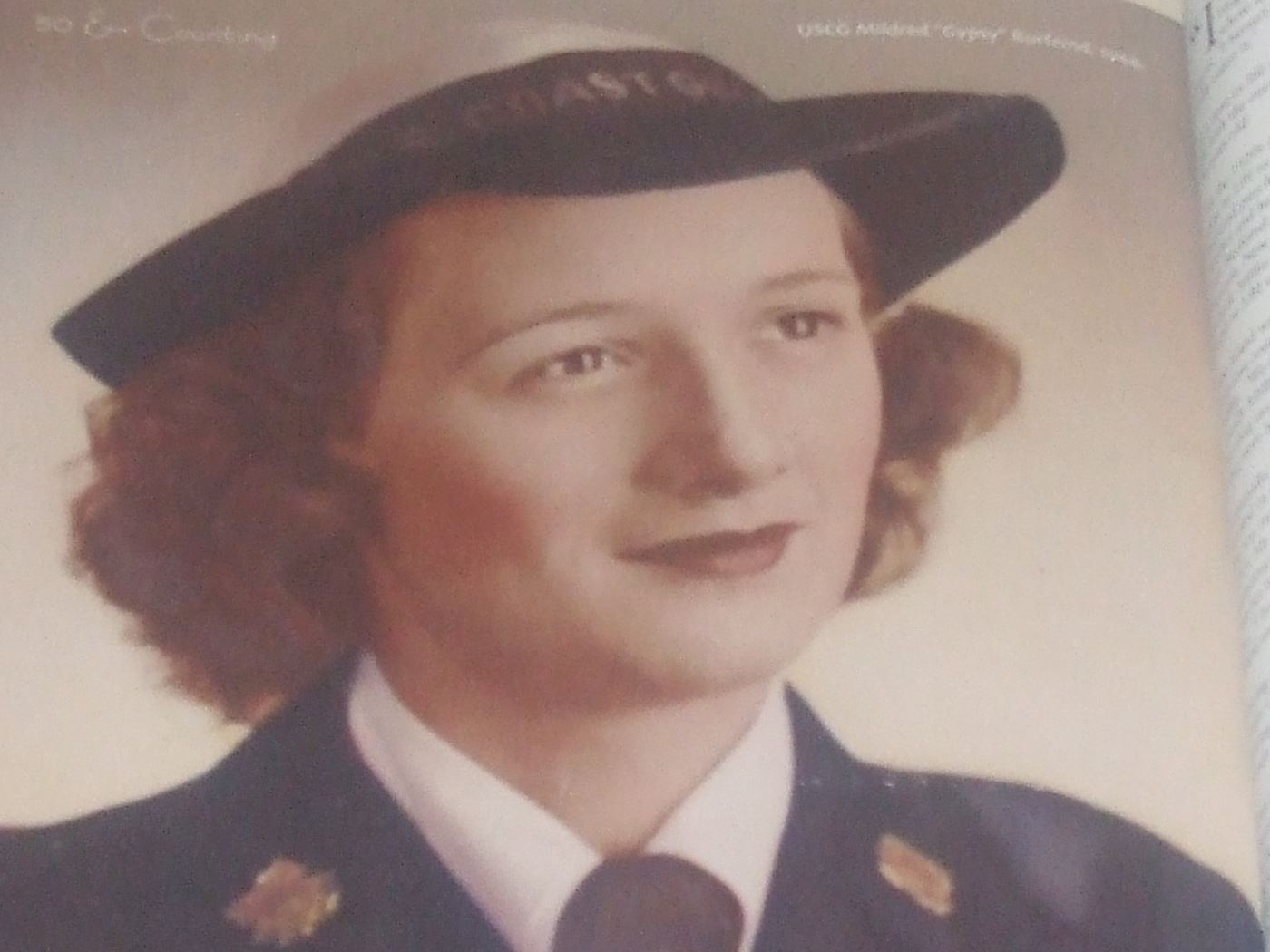 <i class="material-icons" data-template="memories-icon">message</i><br/>Mildred Hughes, Coast Guard<br/><div class='remember-wall-long-description'>Thank You to all the brave and patriotic women who served in World War II, among them was my Aunt Mildred. You kept our country safe and paved the way for all women to serve as proudly as you did.We are forever in your debt!</div><a class='btn btn-primary btn-sm mt-2 remember-wall-toggle-long-description' onclick='initRememberWallToggleLongDescriptionBtn(this)'>Learn more</a>