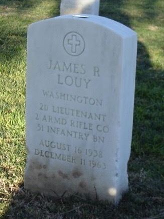 <i class="material-icons" data-template="memories-icon">account_balance</i><br/>James Louy, Army<br/><div class='remember-wall-long-description'>In memory and honor of my father James Russel Louy who died in 1963 during a training mission. My father saved the life of his driver and that of the driver of the truck that rolled over on him killing him instantly. I was just 6 months old but from everything I’ve been told my father was an amazing man!</div><a class='btn btn-primary btn-sm mt-2 remember-wall-toggle-long-description' onclick='initRememberWallToggleLongDescriptionBtn(this)'>Learn more</a>