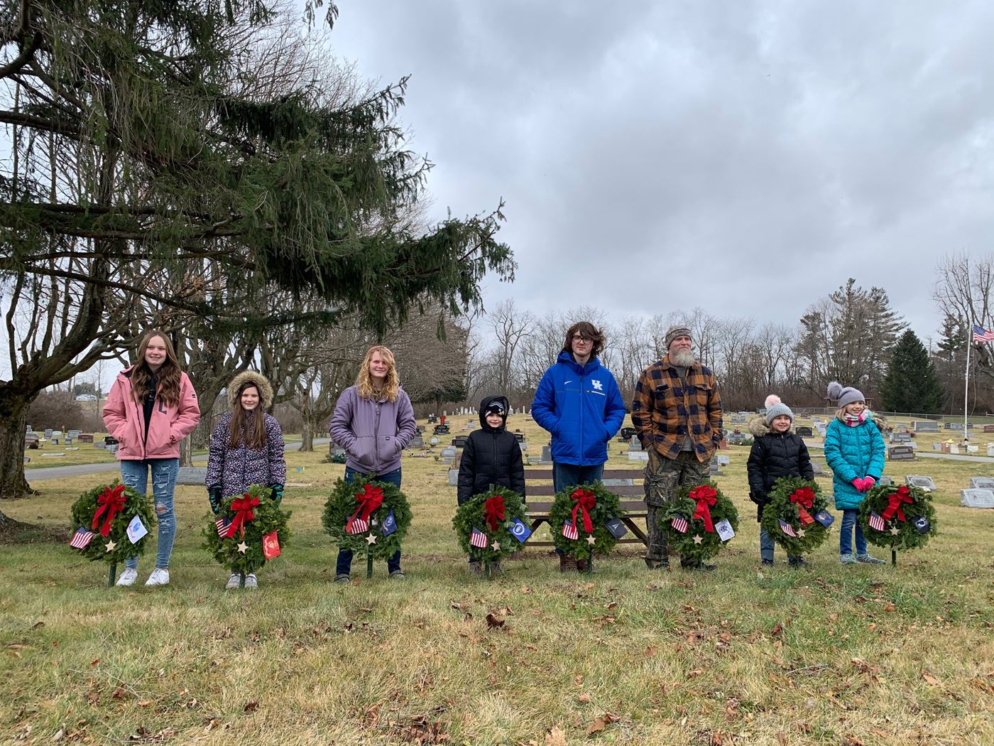 Kamber, Korrine, Lana, Kora, Charlie, Dan, Vivian and Stella