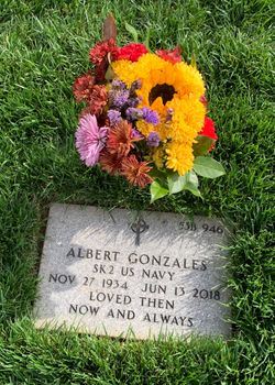 <i class="material-icons" data-template="memories-icon">account_balance</i><br/><br/><div class='remember-wall-long-description'>Albert Gonzales
1934 - 2018
US NAVY</div><a class='btn btn-primary btn-sm mt-2 remember-wall-toggle-long-description' onclick='initRememberWallToggleLongDescriptionBtn(this)'>Learn more</a>