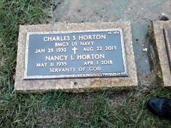 <i class="material-icons" data-template="memories-icon">account_balance</i><br/>Charles Horton , Navy<br/><div class='remember-wall-long-description'>Charles & Nancy Horton, your daughters, Faith, & Grace & your grandchildren, Rebecca, Sarah, Joshua, Jacob, Daniel, & Jessica, we miss you very much!</div><a class='btn btn-primary btn-sm mt-2 remember-wall-toggle-long-description' onclick='initRememberWallToggleLongDescriptionBtn(this)'>Learn more</a>