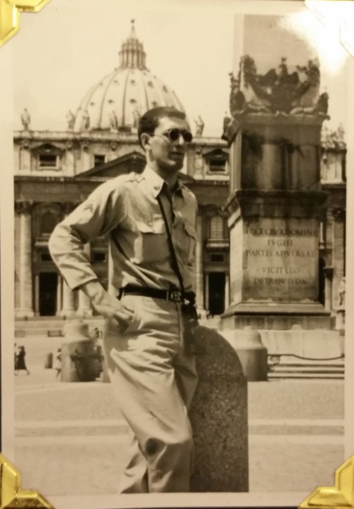 <i class="material-icons" data-template="memories-icon">chat_bubble</i><br/>Frank J. Linardo, Army, Corporal<br/>Served from 1950 to 1952<br/>Posted by: Mary Grace Linardo Moore<br/><div class='remember-wall-long-description'>In memory of Cpl. Frank J. Linardo, Company C, 322 Signal Corp, US Army of the Occupation, Germany 1950Proud Veteran, Husband, Father as well as parishoner of St. Vincent's de Paul Church for over 45 years4/5/1929-3/1/2015</div><a class='btn btn-primary btn-sm mt-2 remember-wall-toggle-long-description' onclick='initRememberWallToggleLongDescriptionBtn(this)'>Learn more</a>