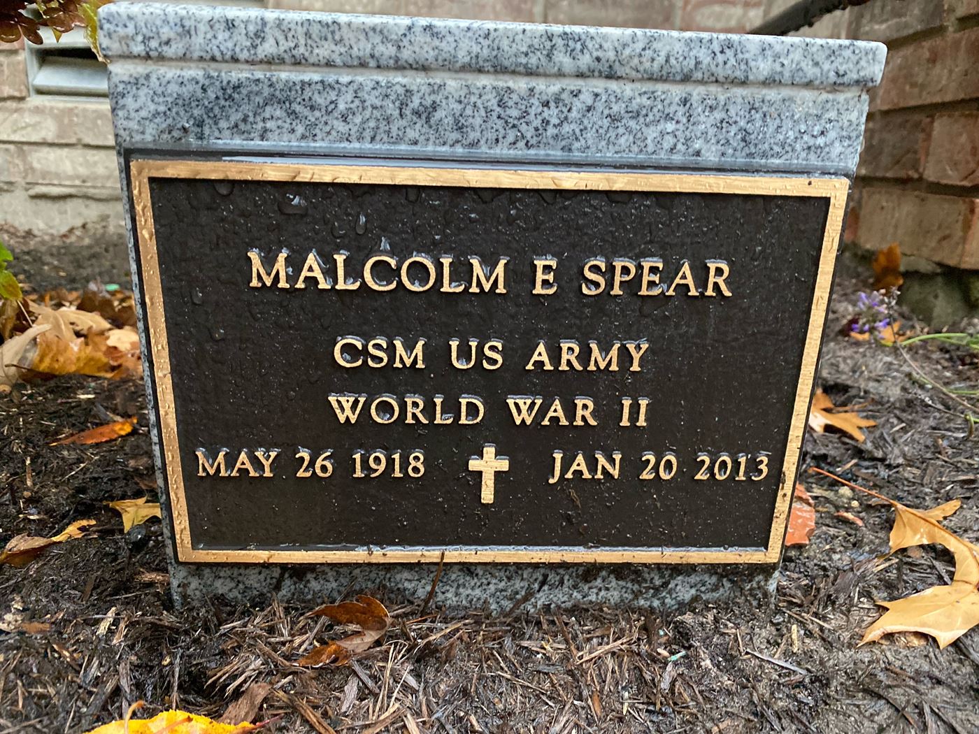 <i class="material-icons" data-template="memories-icon">account_balance</i><br/>Malcolm Spear, Army<br/><div class='remember-wall-long-description'>Malcolm, you will always be in our hearts! Love, The Prince Family</div><a class='btn btn-primary btn-sm mt-2 remember-wall-toggle-long-description' onclick='initRememberWallToggleLongDescriptionBtn(this)'>Learn more</a>