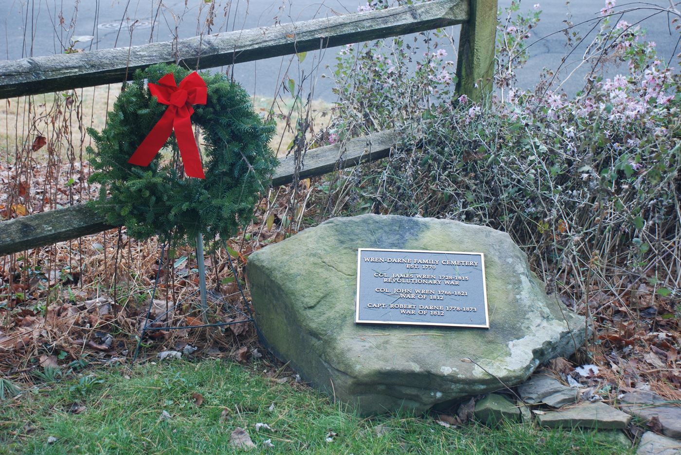 Honoring and Remembering the Veterans and their families at the Wren-Darne Cemetery