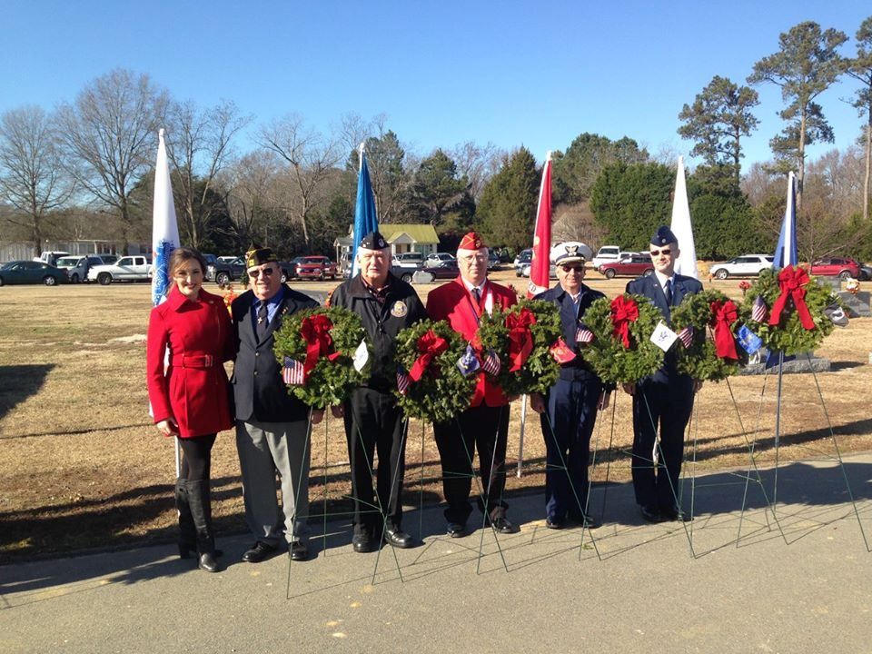 Representing the Army, Navy, Marines, Coast Guard and Air Force