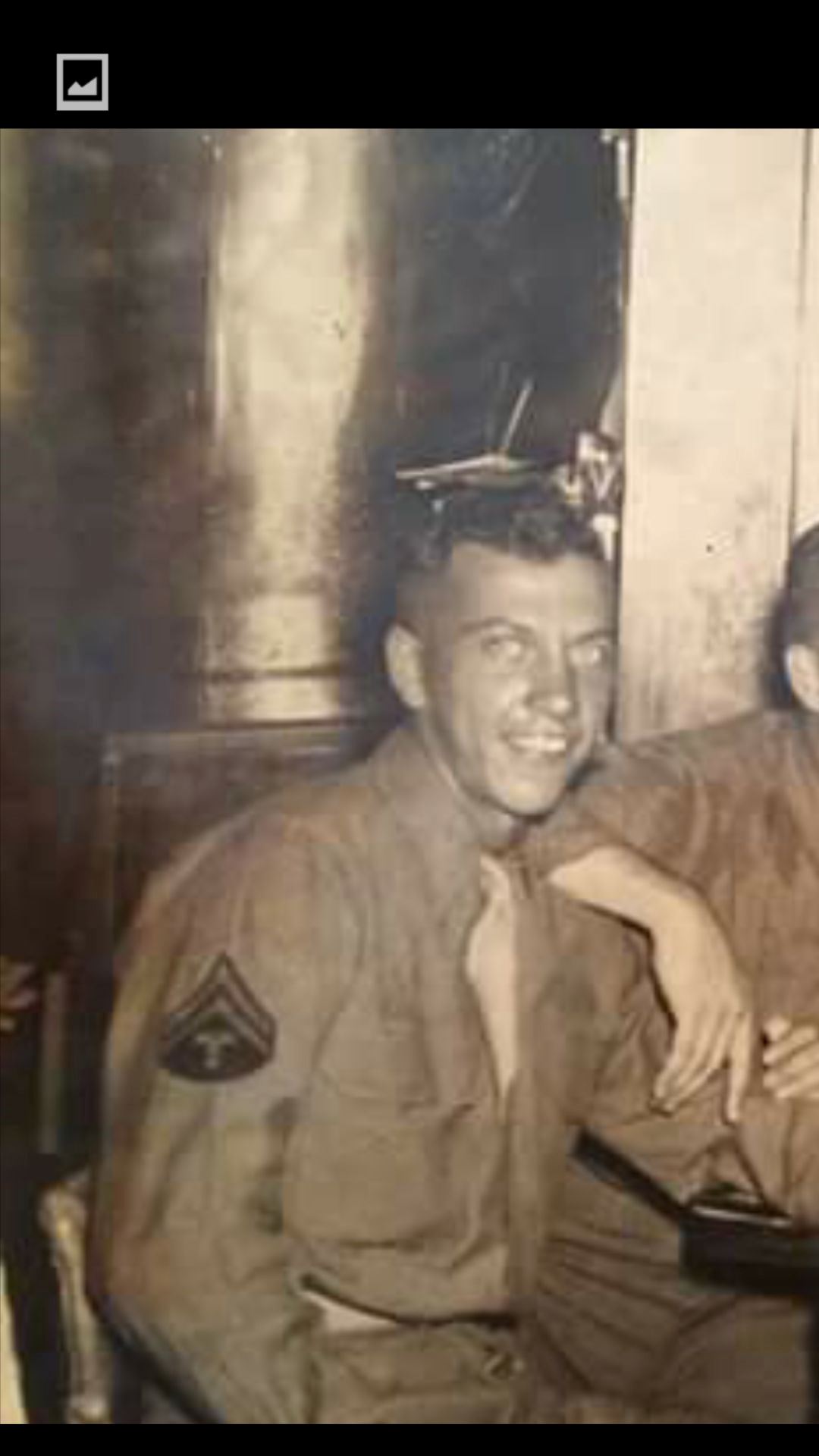 <i class="material-icons" data-template="memories-icon">account_balance</i><br/>William Croston<br/><div class='remember-wall-long-description'>In memory of my father, for his sacrifices made in WWII as a heavy equipment operator, most notably in the destruction and rebuilding of the bridge on the Ramegen River. Thank you dad!</div><a class='btn btn-primary btn-sm mt-2 remember-wall-toggle-long-description' onclick='initRememberWallToggleLongDescriptionBtn(this)'>Learn more</a>