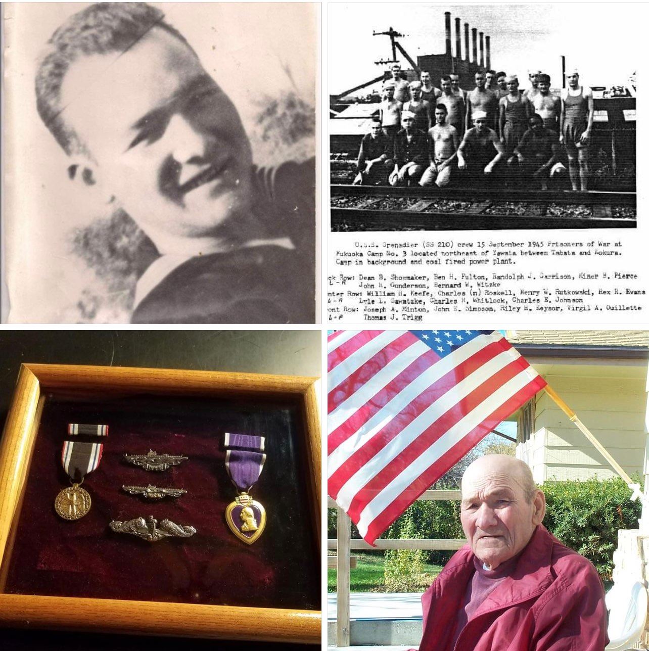 <i class="material-icons" data-template="memories-icon">chat_bubble</i><br/>Lyle L. Sawatzke<br/><div class='remember-wall-long-description'>Lyle L. Sawatzke was a submariner on the USS Grenadier SS-210. The Grenadier was sunk in enemy waters and her crew was taken POW. Lyle was a POW in Camp 3 Fukuoka Japan for three years experiencing starvation and torture. A book about the Grenadier crew POWs "No Ordinary Joes" documents those years as does a series of Life Magazine photos taken of the crew at liberation. Lyle was a patriot his whole life and died at 86 years old in his home area of Crofton, Nebraska. He was recognized for the community service he did in his hometown and was a champion of youth in his community.</div><a class='btn btn-primary btn-sm mt-2 remember-wall-toggle-long-description' onclick='initRememberWallToggleLongDescriptionBtn(this)'>Learn more</a>