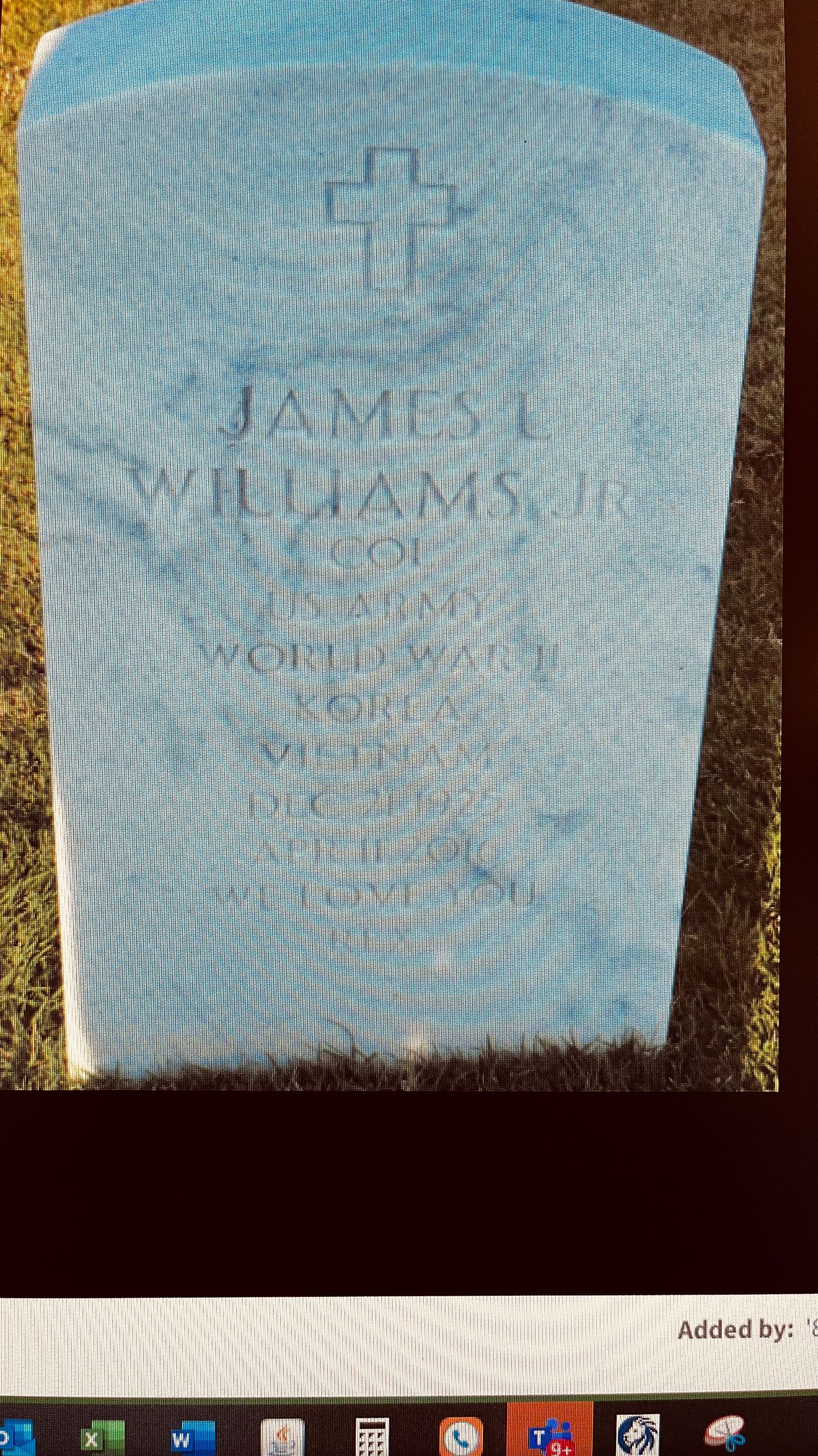 <i class="material-icons" data-template="memories-icon">account_balance</i><br/>James  Williams, Army, Colonel<br/>Born 12/21/1925<br/>Passed on 4/11/2016<br/>Posted by: Mary D.<br/><div class='remember-wall-long-description'>
  We love and miss you, Pa and Granny.</div><a class='btn btn-primary btn-sm mt-2 remember-wall-toggle-long-description' onclick='initRememberWallToggleLongDescriptionBtn(this)'>Learn more</a>