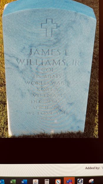 <i class="material-icons" data-template="memories-icon">account_balance</i><br/>James  Williams, Army<br/><div class='remember-wall-long-description'>
  We love and miss you, Pa and Granny.</div><a class='btn btn-primary btn-sm mt-2 remember-wall-toggle-long-description' onclick='initRememberWallToggleLongDescriptionBtn(this)'>Learn more</a>
