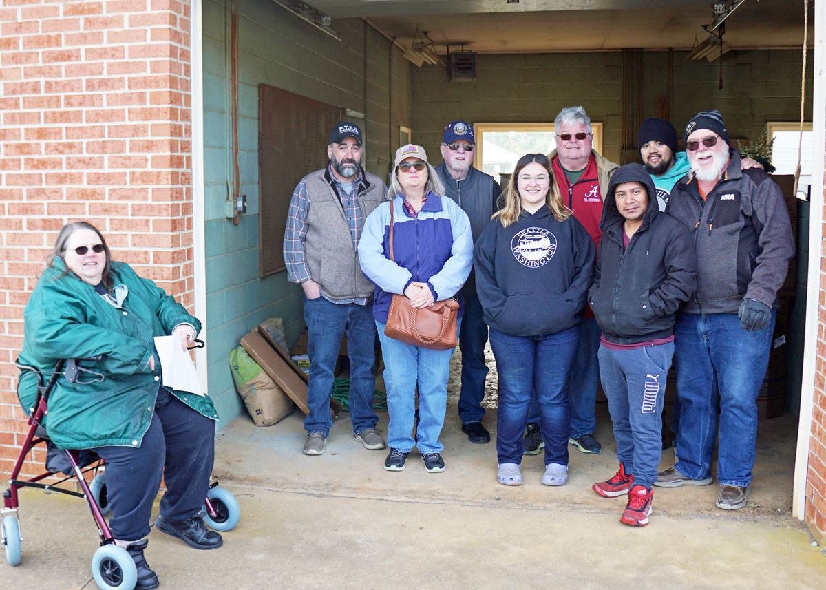 Everybody that helped from L to R: Anne Quinn, Joe Malcolm, Sue Paulin, Harry Johnson, Savannah Wells, John Shoedel, the WAA tractor trailer driver, Jason Sheppard, and Rich Fraysier. Not in the group picture but also transferred boxes were Blaine Lytle and Tim Paulin.