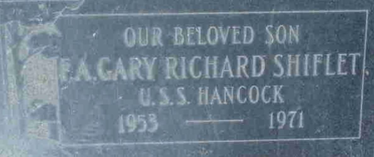 <i class="material-icons" data-template="memories-icon">account_balance</i><br/>Gary Richard Shiflet, Navy<br/><div class='remember-wall-long-description'>Our brother, Gary Richard Shiflet, U.S. Navy, served aboard the USS Hancock 1971 Gone from us much too soon, but always in our hearts. Lot 1, Plot 28, Section 2 Tehachapi CA., Eastside Cemetery</div><a class='btn btn-primary btn-sm mt-2 remember-wall-toggle-long-description' onclick='initRememberWallToggleLongDescriptionBtn(this)'>Learn more</a>