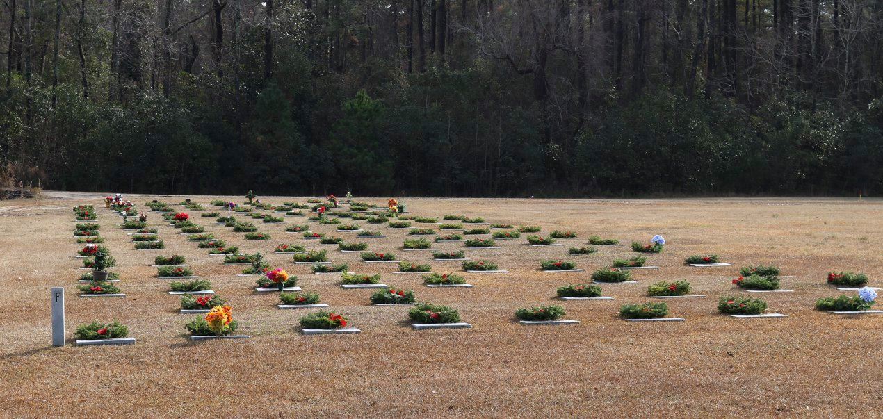 One area at Coastal State Veterans Cemetery