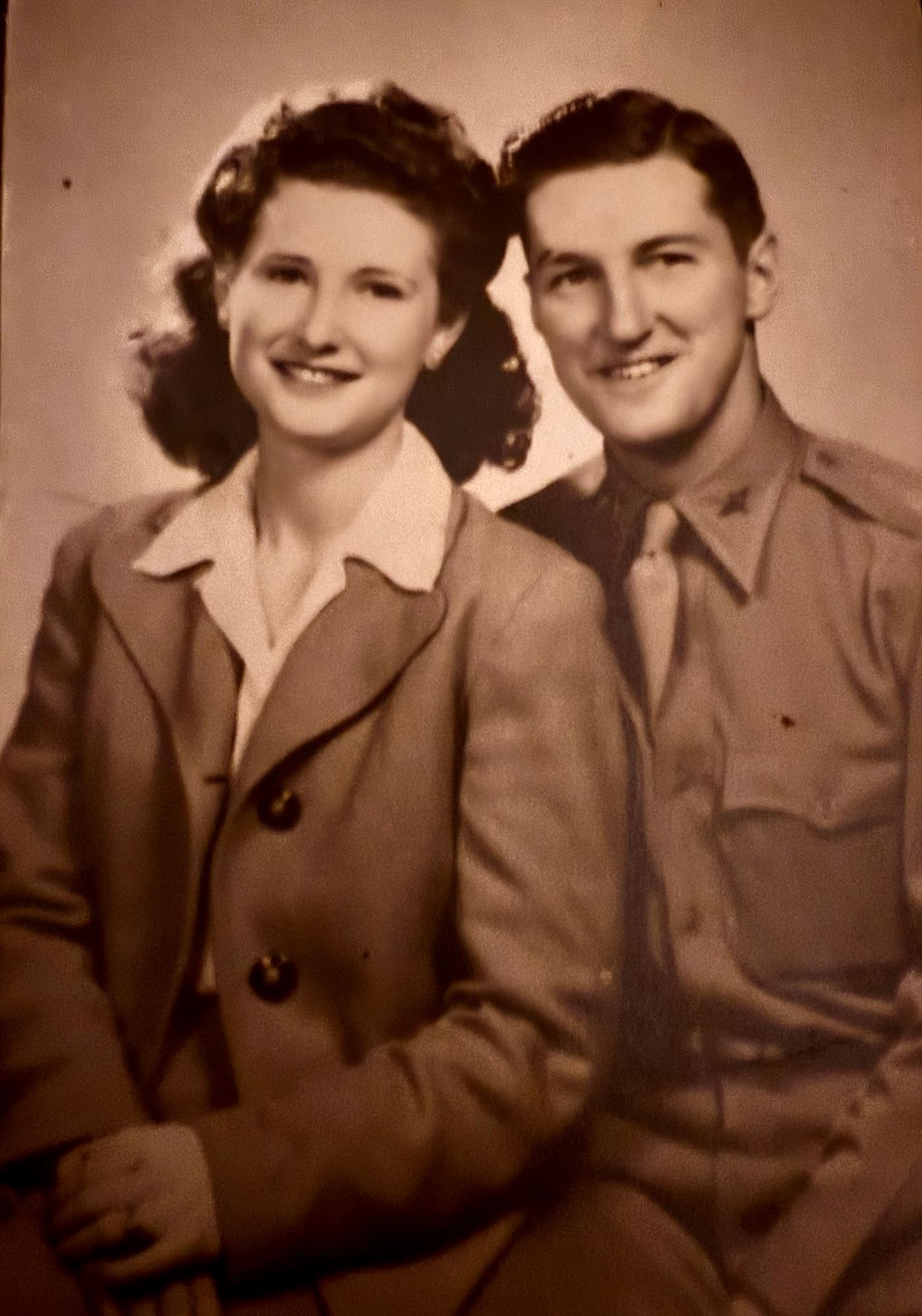 <i class="material-icons" data-template="memories-icon">chat_bubble</i><br/>Kenneth R Benson<br/><div class='remember-wall-long-description'>I chose to place a photo of my mother Christine with my father. A military wife wasn’t given much credit back then.She held our family together when my father was away on frequent tours for the 28 years my father served. She sacrificed and served just as he did.My father lied about his age when he joined the Army Air Corp at 15 yrs old to join in the fight for freedom in WWII. He was my hero and always will be. They both are missed very much.</div><a class='btn btn-primary btn-sm mt-2 remember-wall-toggle-long-description' onclick='initRememberWallToggleLongDescriptionBtn(this)'>Learn more</a>