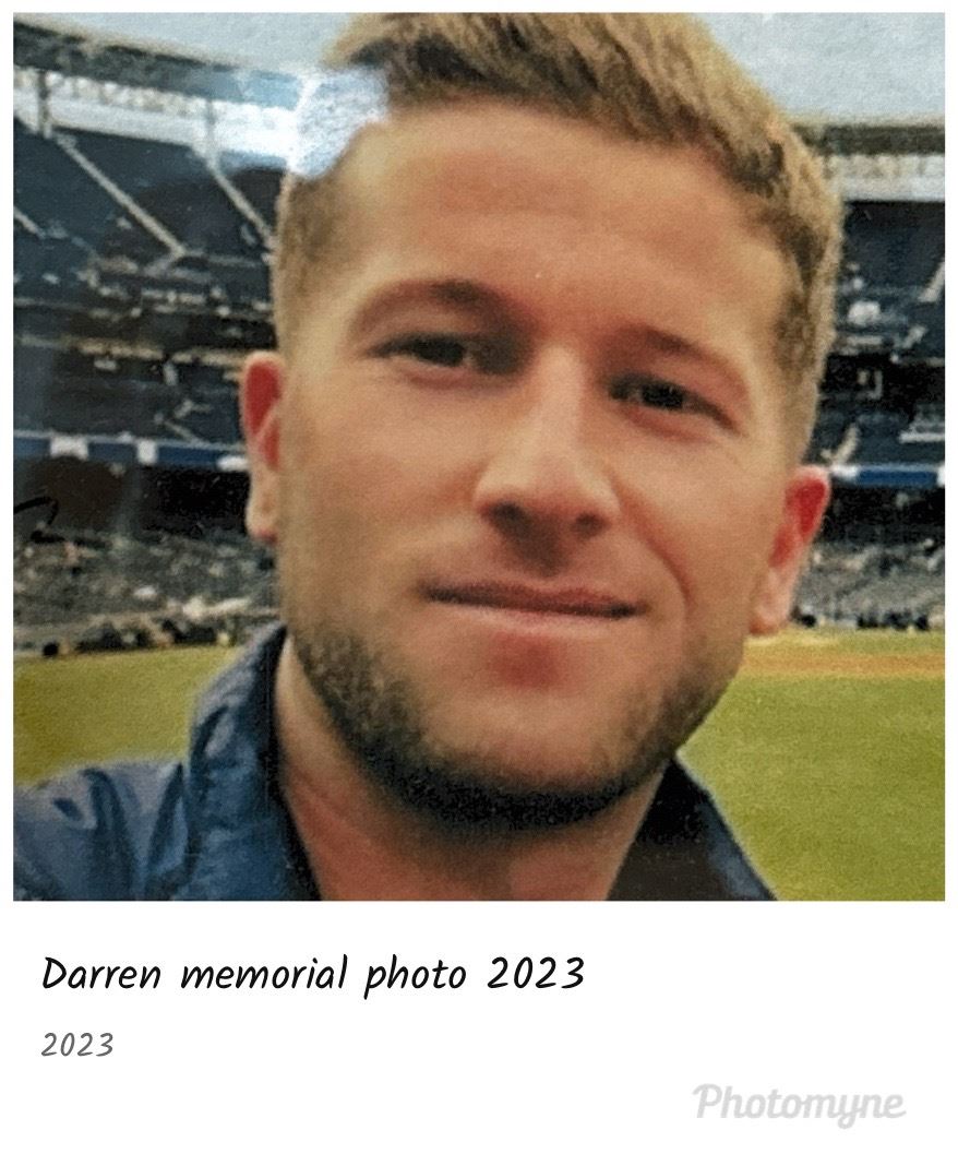 <i class="material-icons" data-template="memories-icon">chat_bubble</i><br/>Darren Michael McNaughton<br/><div class='remember-wall-long-description'>Gone too soon - forever in our hearts</div><a class='btn btn-primary btn-sm mt-2 remember-wall-toggle-long-description' onclick='initRememberWallToggleLongDescriptionBtn(this)'>Learn more</a>