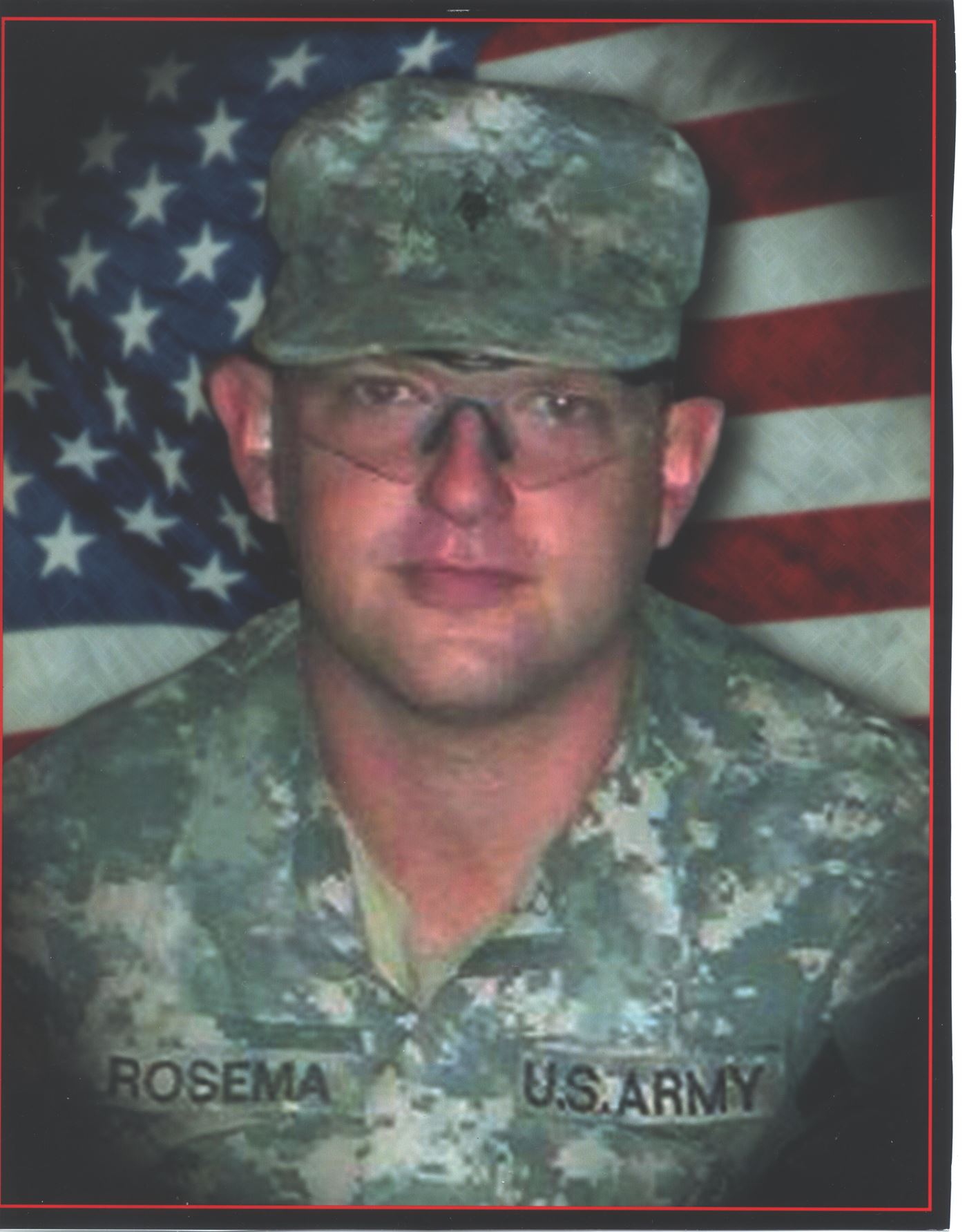 <i class="material-icons" data-template="memories-icon">account_balance</i><br/>Adam Rosema, Army<br/>Posted by: Laura S.<br/><div class='remember-wall-long-description'>In Honor and Memory of my Son & Hero, SPC. Adam J Rosema
 5/28/79 - KIA Iraq 3/14/07. Always Remembered, Never Forgotten. RIP Hero till we meet again.</div><a class='btn btn-primary btn-sm mt-2 remember-wall-toggle-long-description' onclick='initRememberWallToggleLongDescriptionBtn(this)'>Learn more</a>