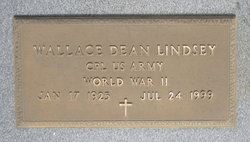 <i class="material-icons" data-template="memories-icon">chat_bubble</i><br/>Wallace Dean Lindsey<br/><div class='remember-wall-long-description'>Wallace Dean Lindsey - Corporal - United States Army - World War II - January 17, 1925 - July 24, 1999</div><a class='btn btn-primary btn-sm mt-2 remember-wall-toggle-long-description' onclick='initRememberWallToggleLongDescriptionBtn(this)'>Learn more</a>