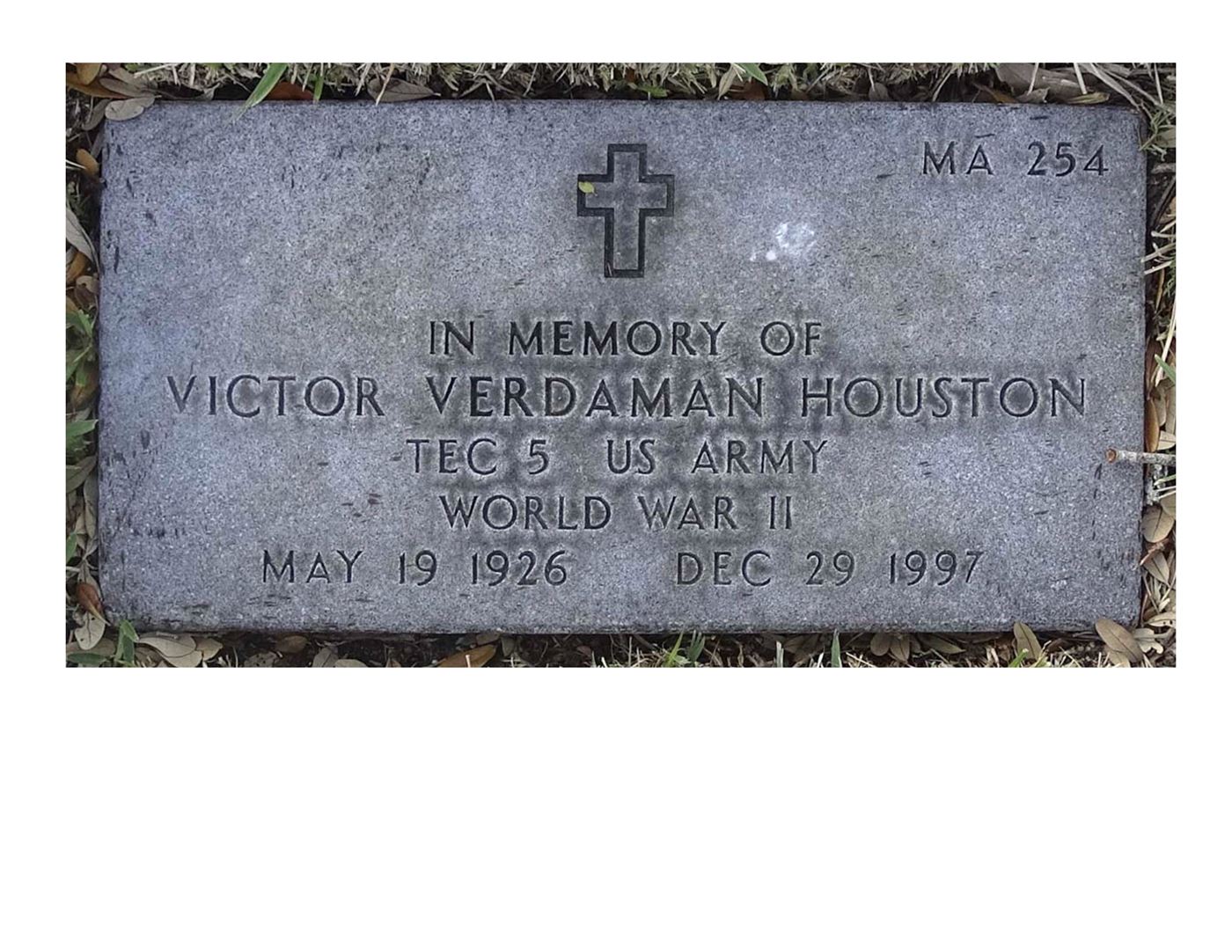 <i class="material-icons" data-template="memories-icon">message</i><br/>Victor V Houston, Army, TEC 5<br/>Born 5/19/1929<br/>Passed on 12/29/1997<br/>Posted by: Victor A Houston<br/><div class='remember-wall-long-description'>You are the wisest most intelligent person I have met in my 73 years.
I know you are finally getting the Peace and Quiet and rest you earned from your haed work.
I miss you so much!</div><a class='btn btn-primary btn-sm mt-2 remember-wall-toggle-long-description' onclick='initRememberWallToggleLongDescriptionBtn(this)'>Learn more</a>